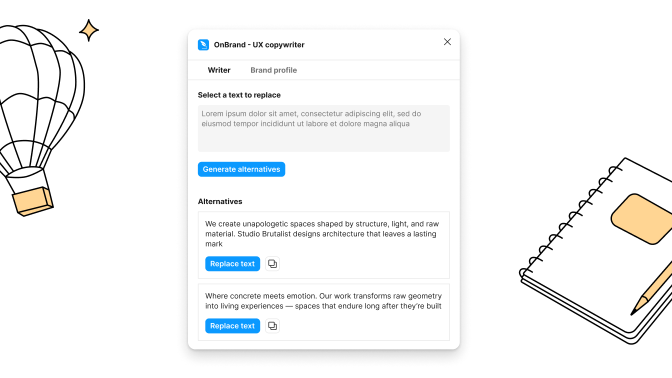 On Brand UX Copywriter